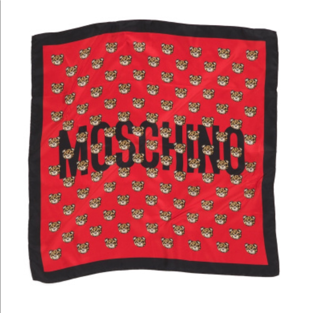 Moschino silk scarf